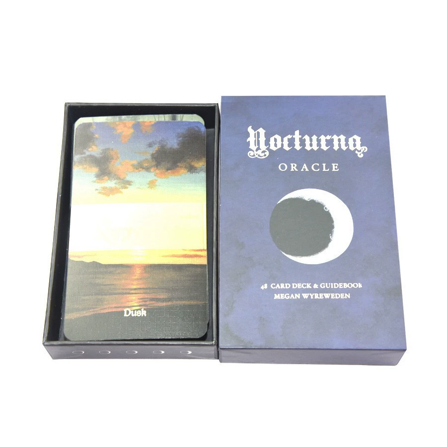 Производитель Tarot Custom Custom Paper Laser Tagaro Карточка Карточка, набивка золото перед Tarot Customization