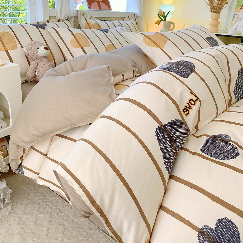 Bedding set Thickened duvet cover for elementary students, 3–4 piece, multiple sizes 150×200–200×230