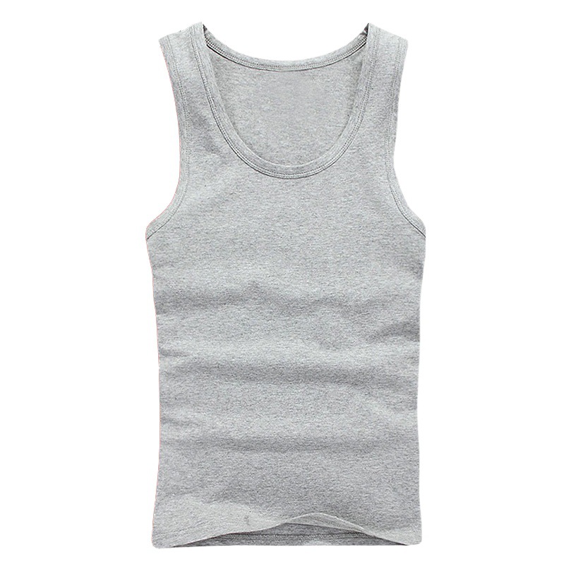 Nueva camiseta sin mangas para hombre, de algodón, estilo deportivo de verano, capa base para fitness, ajuste slim, transpirable, camiseta interior negra para hombre, informal.