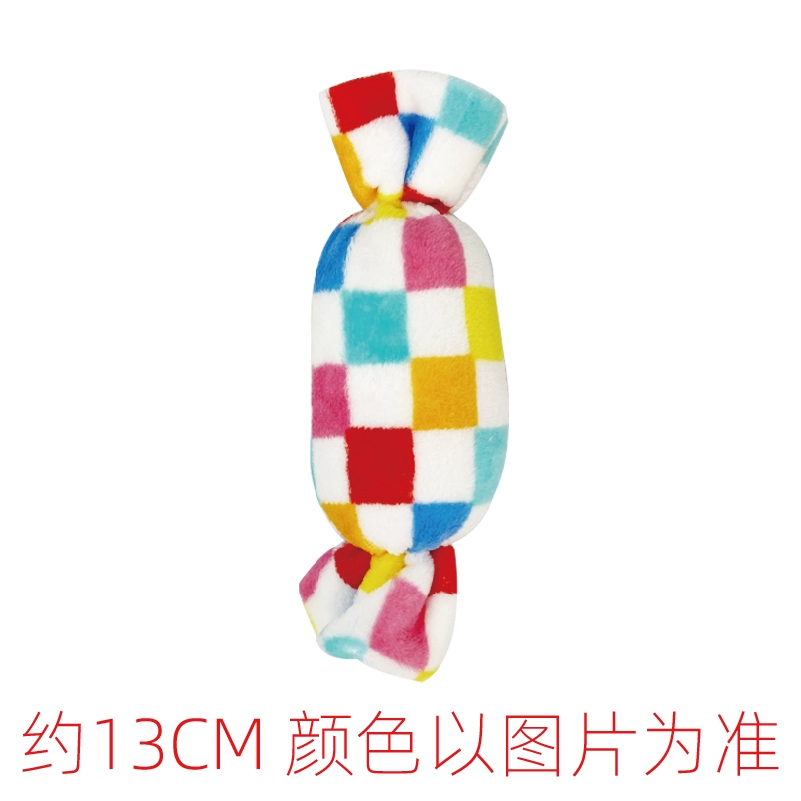 Plush toy pet, sound-making, assorted color designs, weight 1 kg