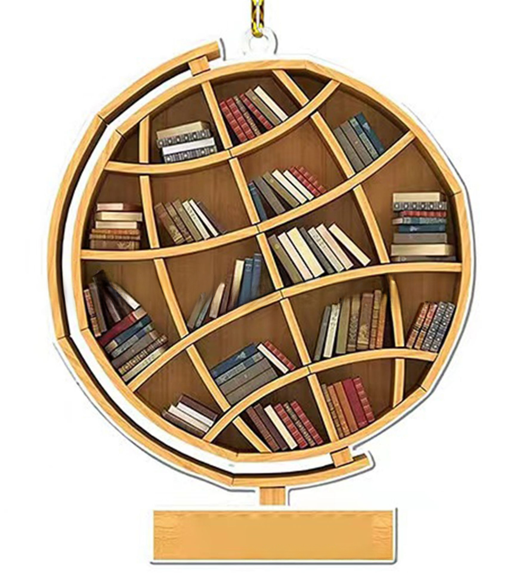 Bogelskeres hjerteornament akryl kærlighedsvedhæng bogreolmærker juletræsvedhæng_voghion.com