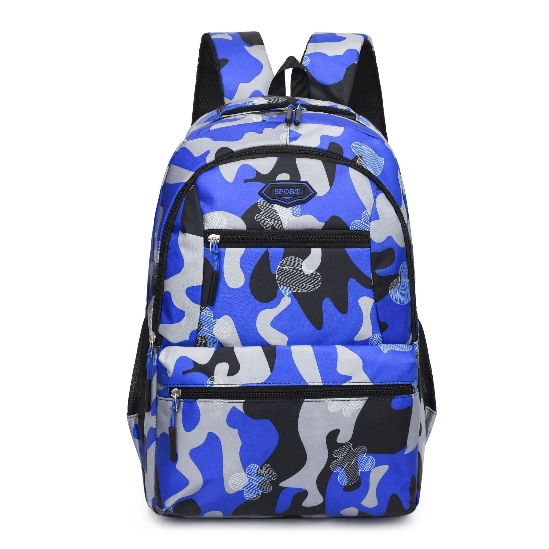 2024 nueva mochila casual de todo fósforo para estudiantes de secundaria y preparatoria de gran capacidad 15,6 pulgadas computadora reducción de carga mochila escolar al por mayor