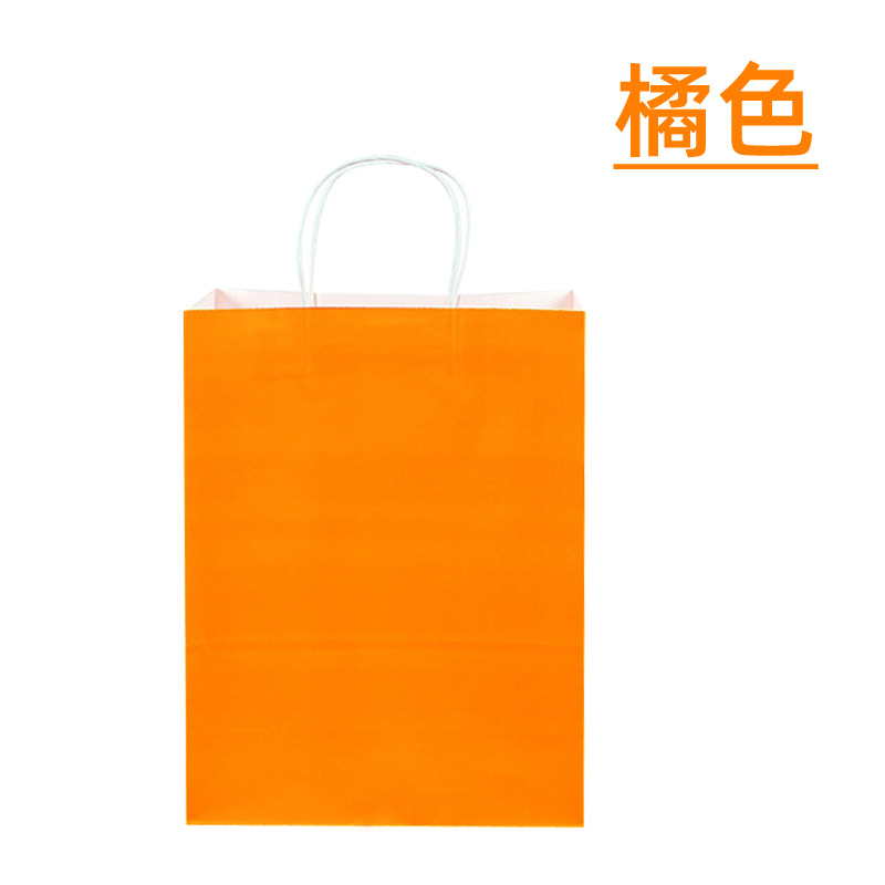 Regalo de bolso de papel Kraft Embalaje DE ALTO aspecto Tienda de ropa Embalaje de café Almacenamiento de embalaje Caja de regalo Bolsa al por mayor personalizado