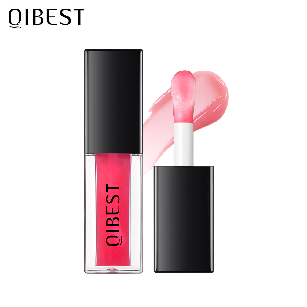 Carina QIBEST huile miroir eau verre glacé fille hydratant, hydratant et réparateur serré miel Dudu rouge à lèvres_voghion.com