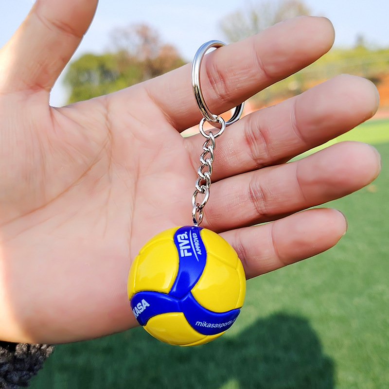 Llavero de voleibol, bolsos, colgantes, colgantes, recuerdos deportivos para estudiantes, premios de competiciones deportivas, regalos creativos