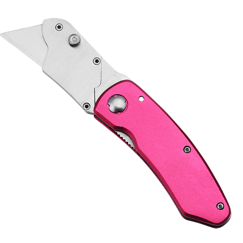 工厂批发铝合金氧化刀柄大号重型美工刀切割刀裁切刀建筑装修工具