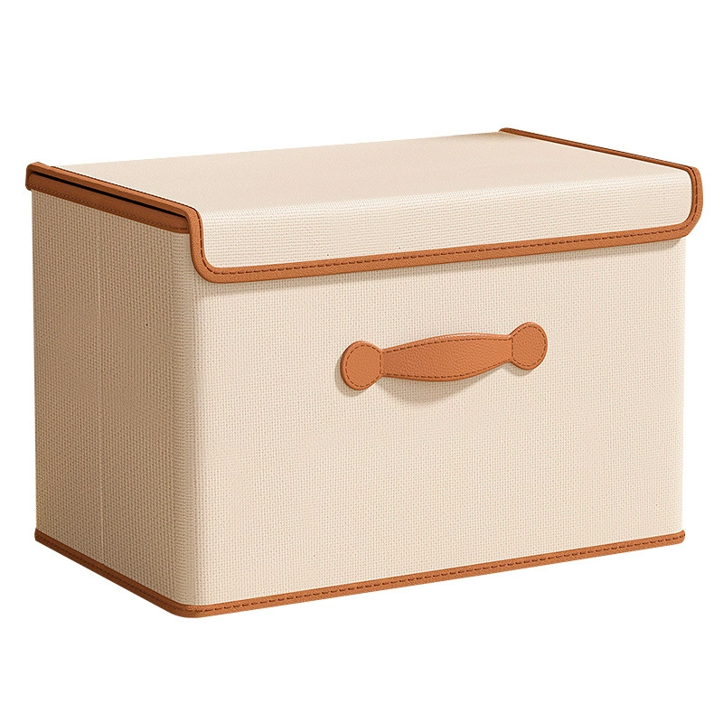 Capacious storage box, foldable storage system, trousers