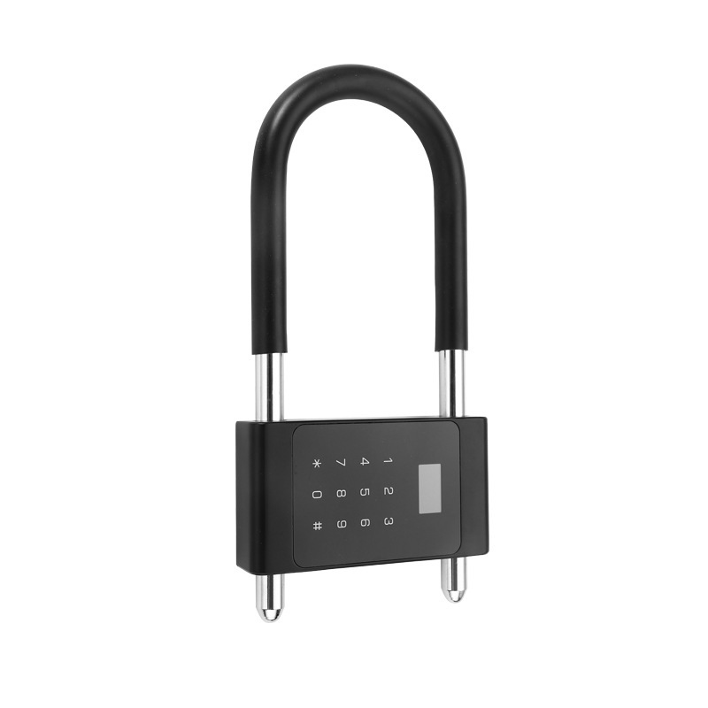 ガラスドアロック U字型ロック ロックショップ 店舗ドア ロッカー 引き戸 ガラスロック ロングロック 家庭用パスワード U字型ロック|undefined