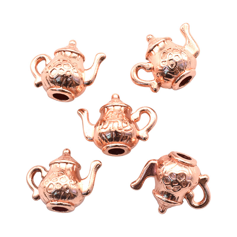 DIY accesorios de la joyería aleación vendimia hervidor taza café colgante Amazon Venta caliente