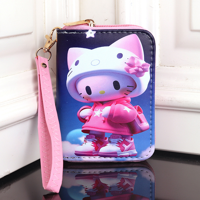 Hellokitty billetera Hello Kitty nuevo monedero con posición de tarjeta
