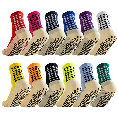 Slip-resistant professional thick towel sole sweat-absorbent and odor-preventive medium-length sports socks for yoga and basketball pressure socks