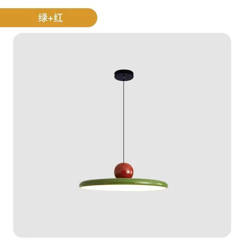 Candelabro de restaurante con basculante móvil OVNI, lámpara de comedor moderna y sencilla, lámpara de protección ocular de espectro completo francés, lámpara Zhongshan