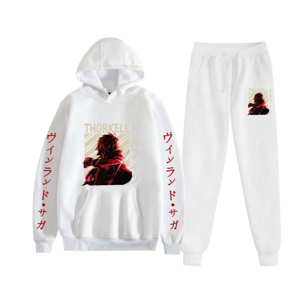 Винланд Сага Ледяные Морские Воины Торфен Печать Ношения Шляп и Бархатовая розовая толстовка с капюшоном Cross-border