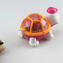 创意拉线发光乌龟玩具车儿童礼物10元以下动物玩具批發热卖地摊货