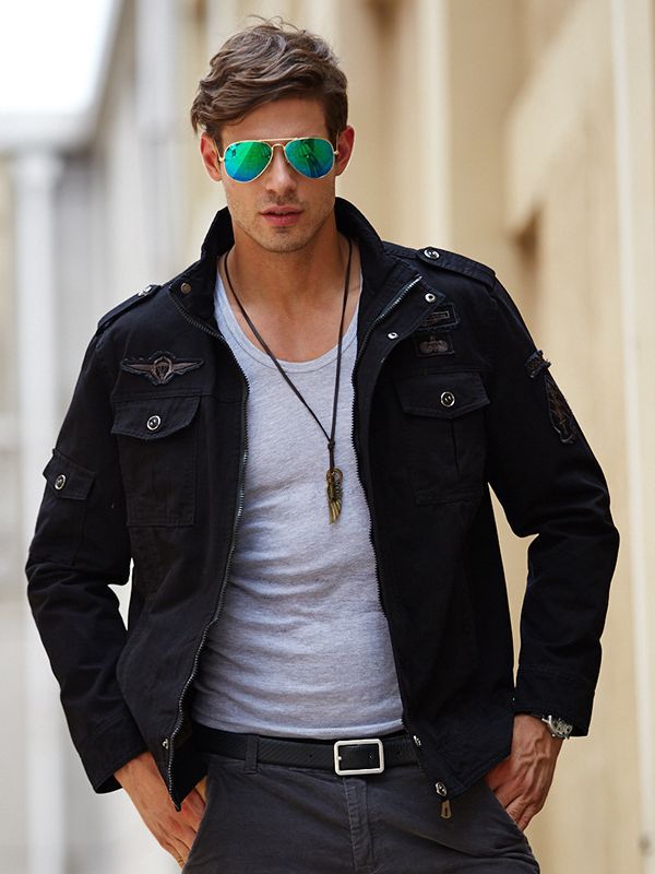 fashionable trend keep warm jacket for leisure