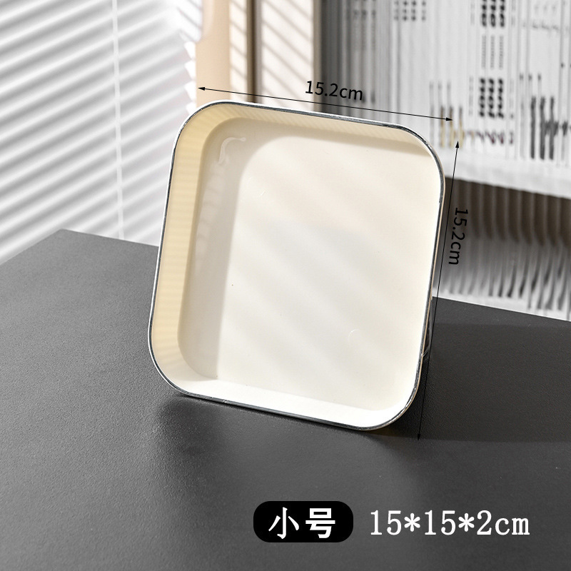 家庭用ウォーターカップトレイインスタイルリビングルームティーカップティートレイフルーツプレートティートレイカップティーセット収納トレイ|undefined