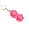 Silica gel toy, amusing keychain, anti-stress, wholesale