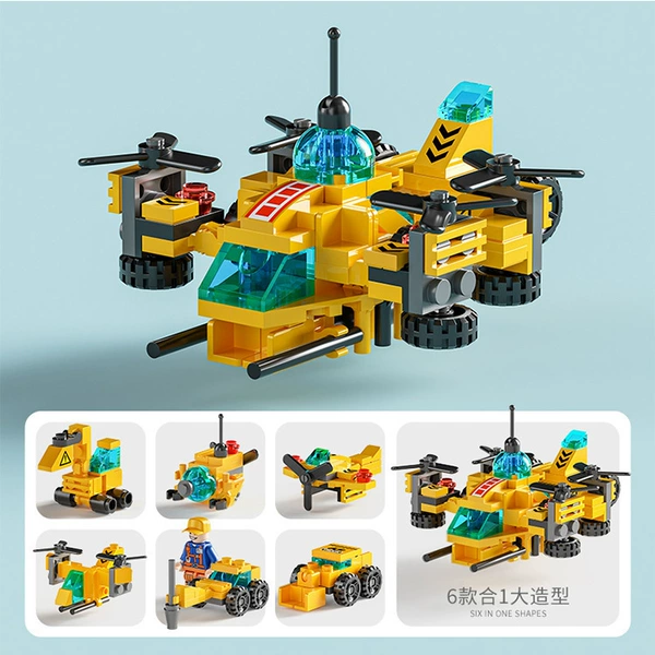 Engineering series (6 -in -1 bag installation) 136PCS