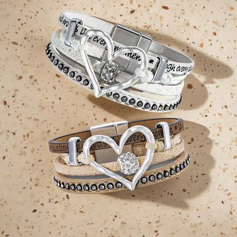 Y2K Waste Earth Memories Love Bracelet Spice Hippie Wandering Sweet Kuya Culture Niche Punk Retro Bracelet Tide