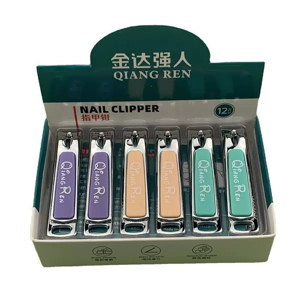 Jinda Strongman 2026 New Packaging Boxed Nail Clippers Medium Size Flat Mouth Portable Manicure Nail Care