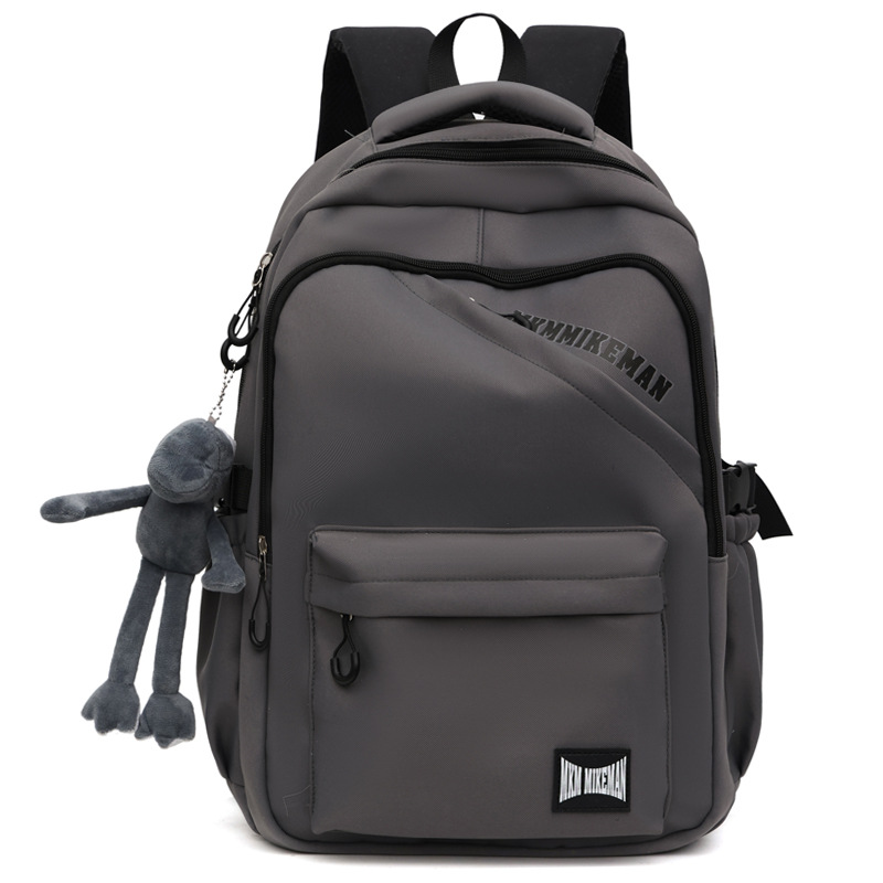 Versión coreana de la nueva mochila de estudiantes de secundaria moda moda moda mochila impresa con letras de moda mochila hombre simple mochila de computadora de cercanías mujer