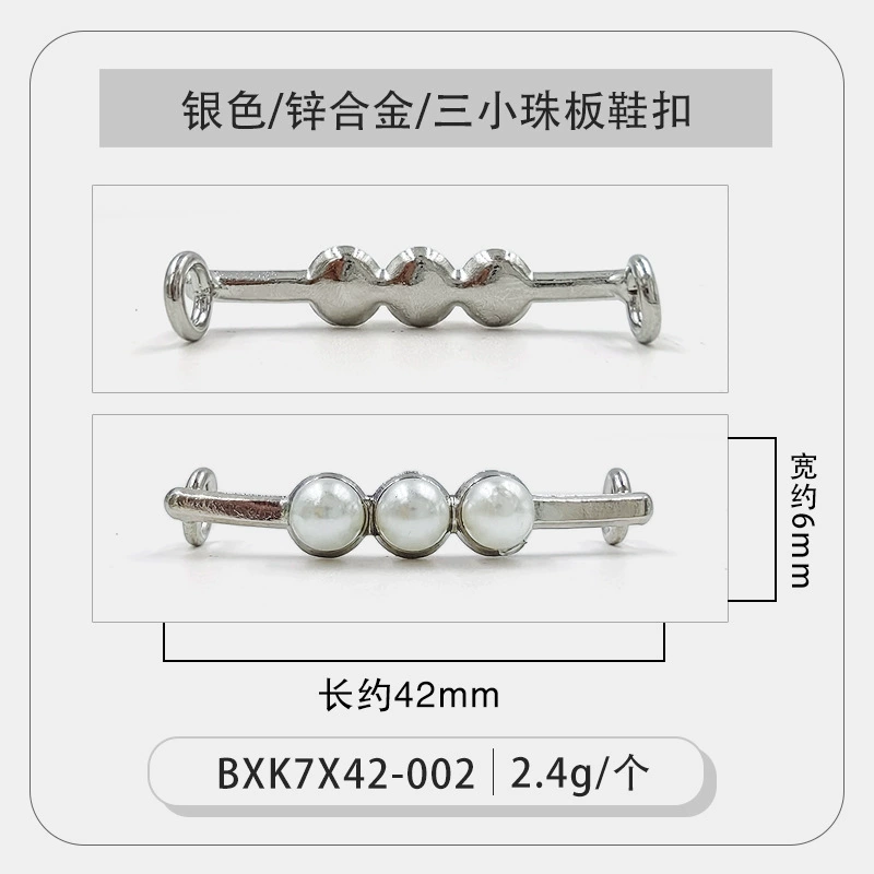 White shoes, metal cloth footwear buckle from pearl, shoelace buckle, sneakers
