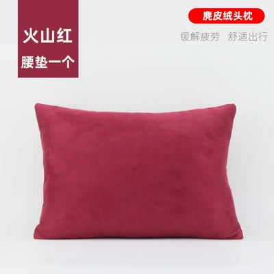 Headrest | back cushion waist support waist - volcanic-red-waist-pad