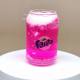 Creative acrylic oil flowing sand bottle can soda key chain car accessories desktop decoration