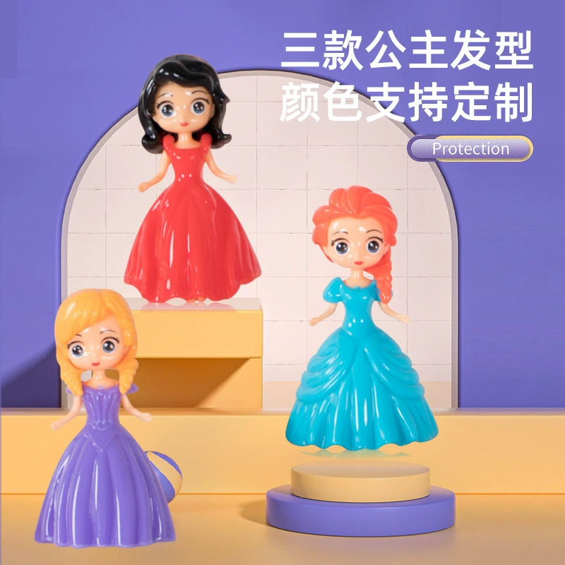 Кукла Лед и Снег DIY Одевалка Маленькая Принцесса Украшения для Тортов Игрушки для Девочек Аксессуары Подарочные Украшения Подарки