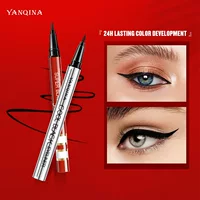 YANQINA Beauty Silver Tube Подводка для глаз Жидкая водостойкая, не размазывая Таиланд такая же подводка для глаз Юго-Восточная Азия трансграничный макияж