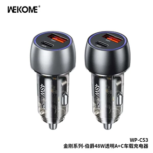 WEKOME Jue 48W Şəffaf A C Avtomobil Şarj Cihazı C53