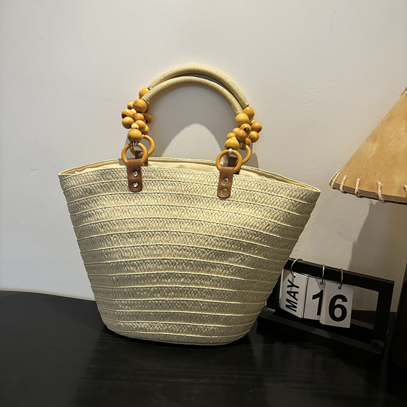 Casual Beach Straw Armpit Bag for Women 2025 Summer New Korean Style Seaside Vacation Niche Handbag Casual Beach Straw Armpit Bag for Women 2025 Summer New Korean Style Seaside Vacation Niche Handbag