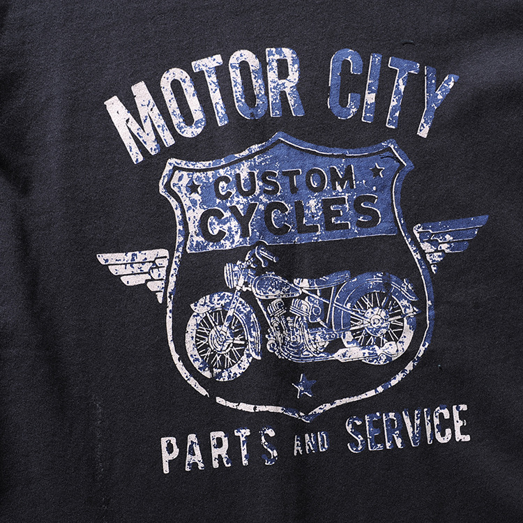 Modern banner American retro wash hair original print men's round collar short-sleeved T-shirt half-sleeve M618 29 Modern banner American retro wash hair original print men's round collar short-sleeved T-shirt half-sleeve M618 27