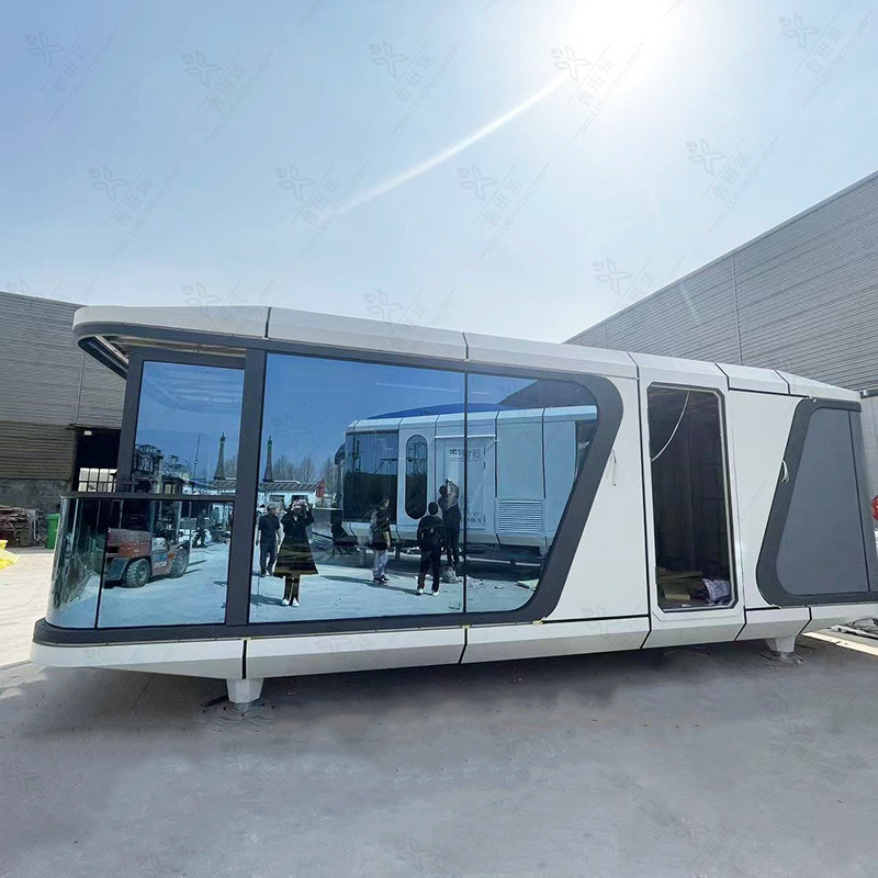 Zhangjiajie espacio escénico cápsula B & B turismo paisaje estructura de acero Casa villa vacaciones casa móvil personalización