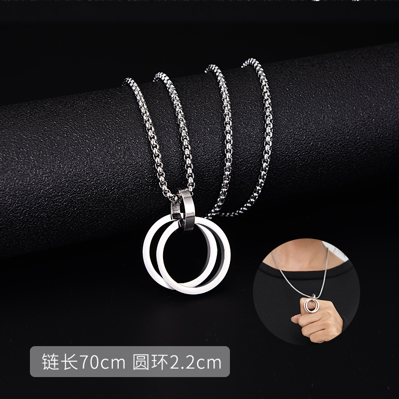 8046 #   Titanium steel double ring