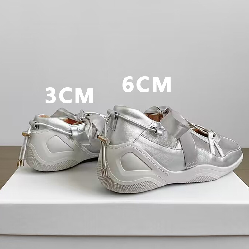 2024 New Niche Ribbon Retro Mary Jane Women's Soft Sole Bow Ballet Flat Training Casual Shoes_vogvips.com