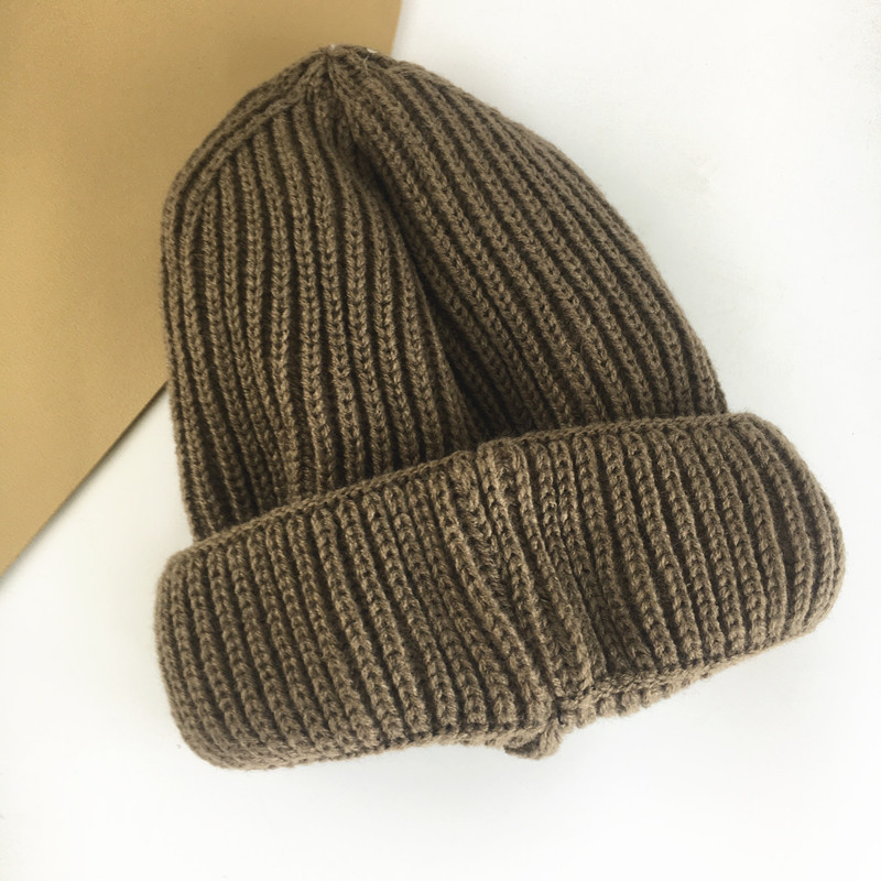 Unisex Children's wool hat baby cute autumn and winter letter cloth knitted hat boys and girls warm hat_voghion.com