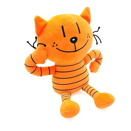 New Product Dog Man's Petey Cat Plush Toy Detective Dog's Adventure Soft and Cute