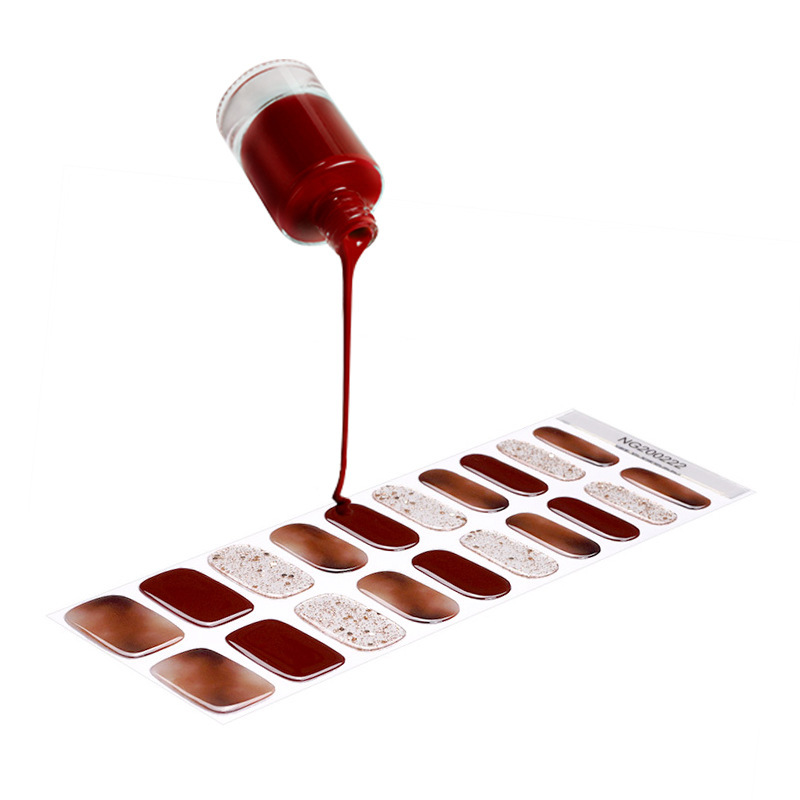 Factory direct nail fake nail gel 20 refers to UV semi-cured nail stickers according to light nail stickers Factory direct nail fake nail gel 20 refers to UV semi-cured nail stickers according to light nail stickers