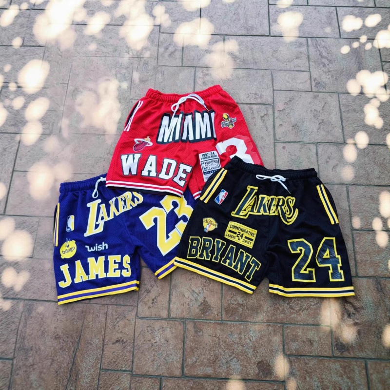 Foreign Trade Summer Basketball Sports Men's Loose Sports Pants Hot-Selling 3D Printed Men's Breathable Shorts