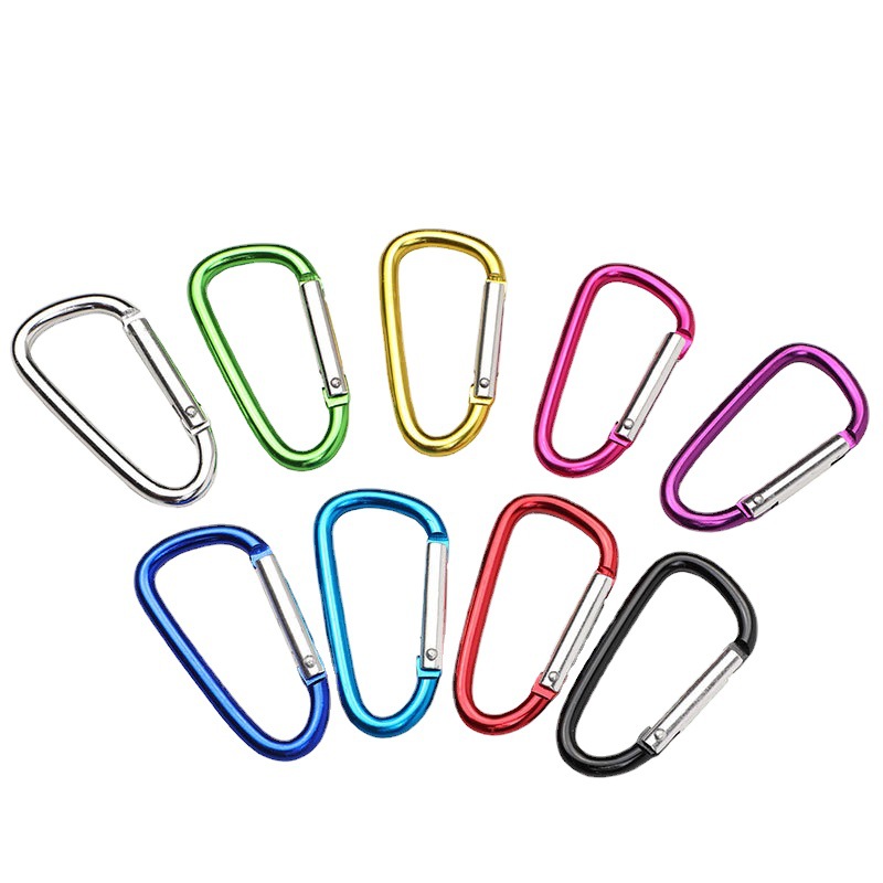 7号D型铝合金户外登山扣背包外挂锁配件加粗挂环锁扣轻量户外装备