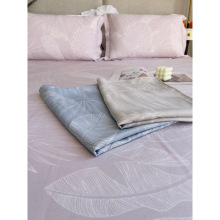 夏季竹纤维床单天然防螨加厚双人冷感可折叠凉席三件套批发