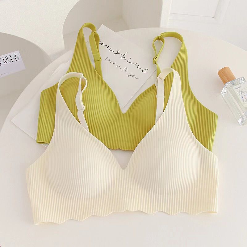 Women's Backless Bra Without Underwire, Anti-Sagging, Summer Thin Breathable Seamless Bra, Push-Up Adjustable Style