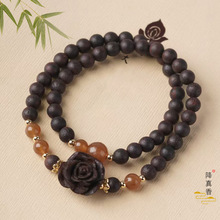 降真香DIY玫瑰露款手链规格6MM男女式文玩装饰品念珠文玩厂家批发