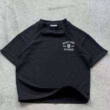 2312#跨境2025新款夏季S刺绣短袖运动套装青少年情侣休闲阔腿