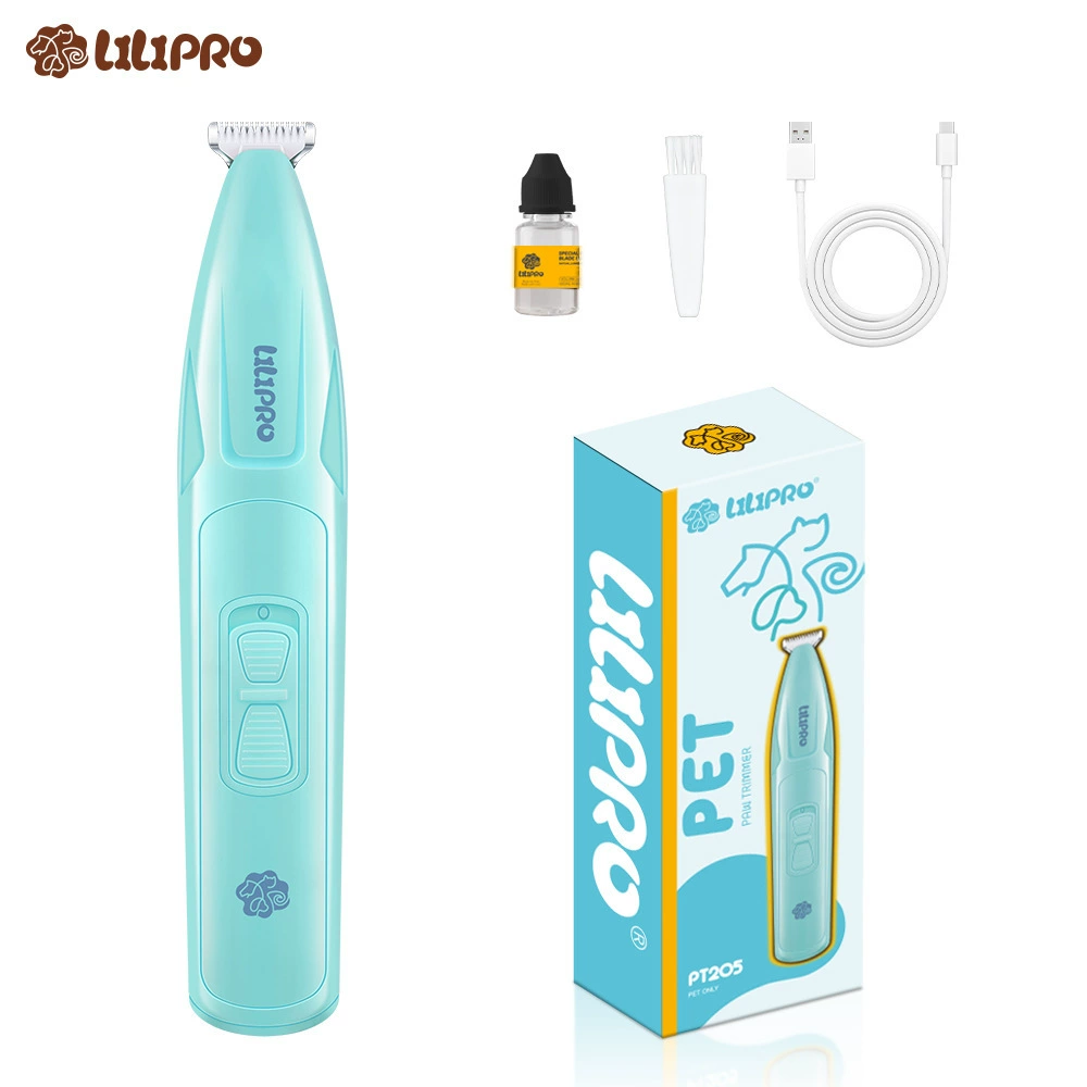 LILIPRO аккумуляторный электрический триммер для шерсти питомцев, двухскоростной триммер для ног и лица