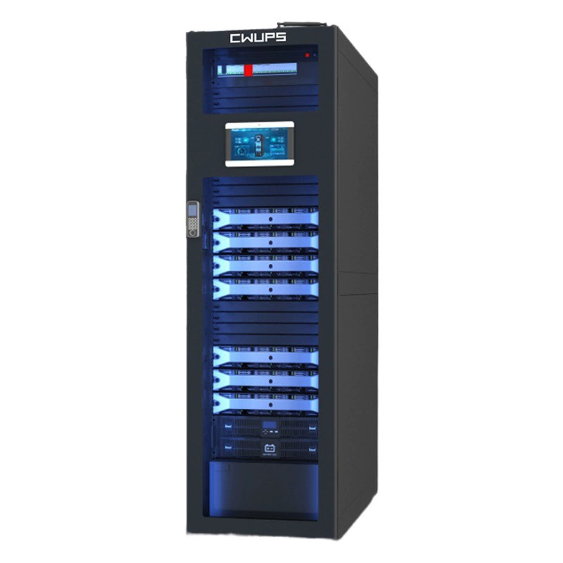 Интеллектуальный интегрированный центр обработки данных микромодульный сервер опционально точное кондиционирование воздуха UPS мощность динамический кольцевой мониторинг