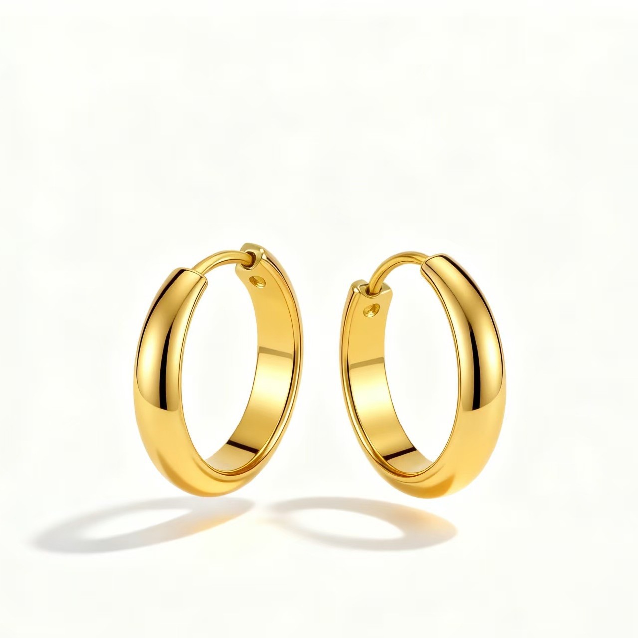 Instagram Influencer Style Minimalist Earrings, Fashionable Commuter Arc-shaped Ear Cuffs, Simple Cross-border European_voghion.com