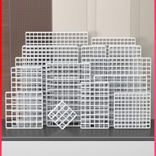 网格网片铁丝网阳台围栏护栏防护网格猫狗栅栏鸡笼养殖隔离网铁艺