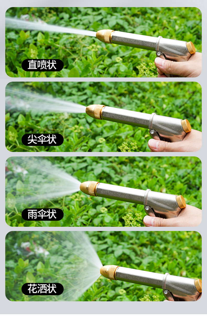 High Pressure Car Washer Water Gun Set Retractable Hose
